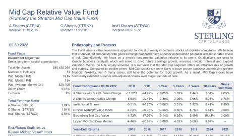 Mid Cap Relative Value Fund Fact Sheet